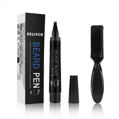 PEN BEARD KIT DE BOLÍGRAFO RELLENADOR DE BARBA EELHOE PARA HOMBRE, LAPIZ