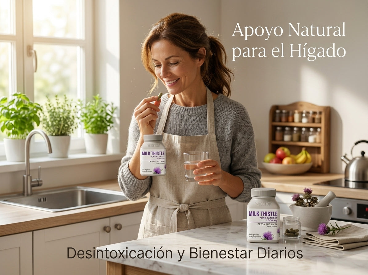 MILK THISTLE 1000mg x 60 Cápsulas, (Desintoxicante Hepático)